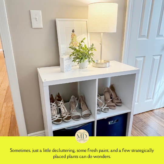 Sometimes, just a little decluttering, some fresh paint, and a few strategically placed plants can do wonders.