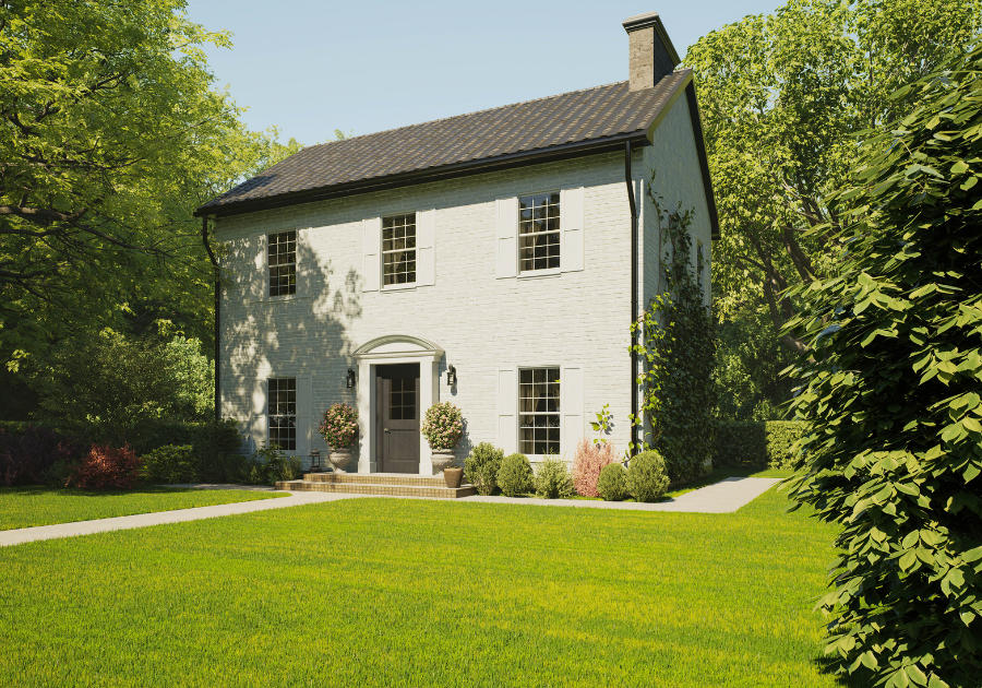Should Sell Your House This Summer? Historic New England home during summer showing excellent curb appeal before listing for sale.