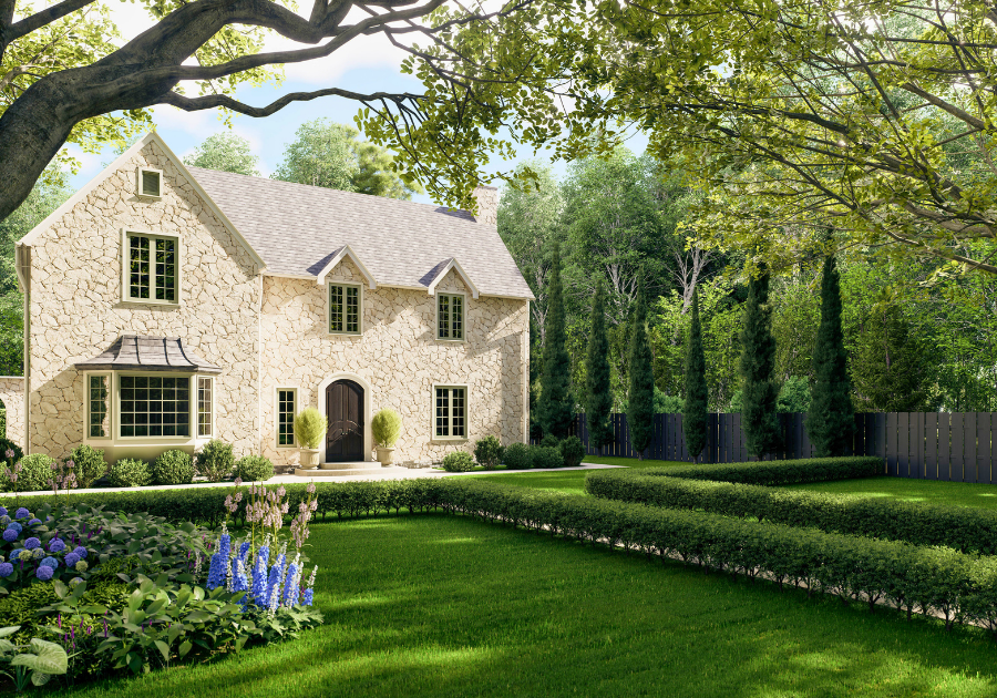Historic Central Massachusetts home with summer landscaping and exceptional curb appeal.