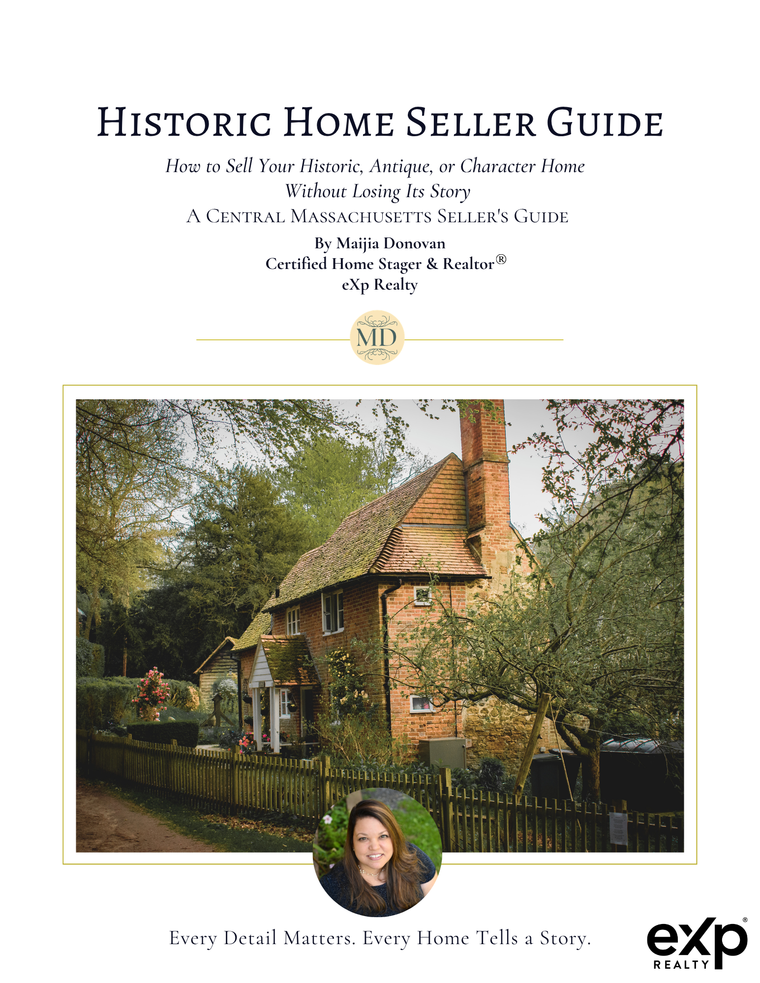 Historic Home Seller Guide with a historic Central Massachusetts home with summer landscape