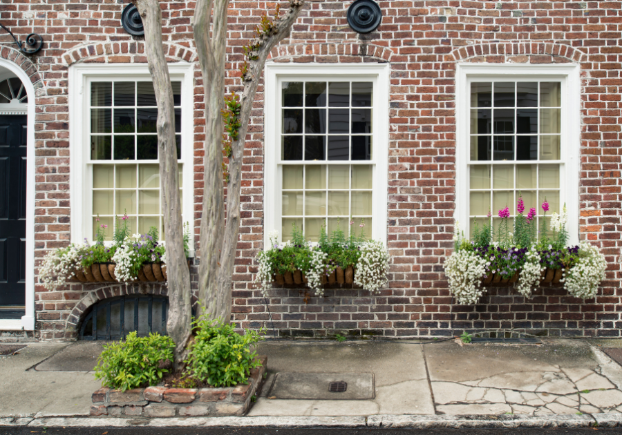 Original window and woodwork in a historic Massachusetts home